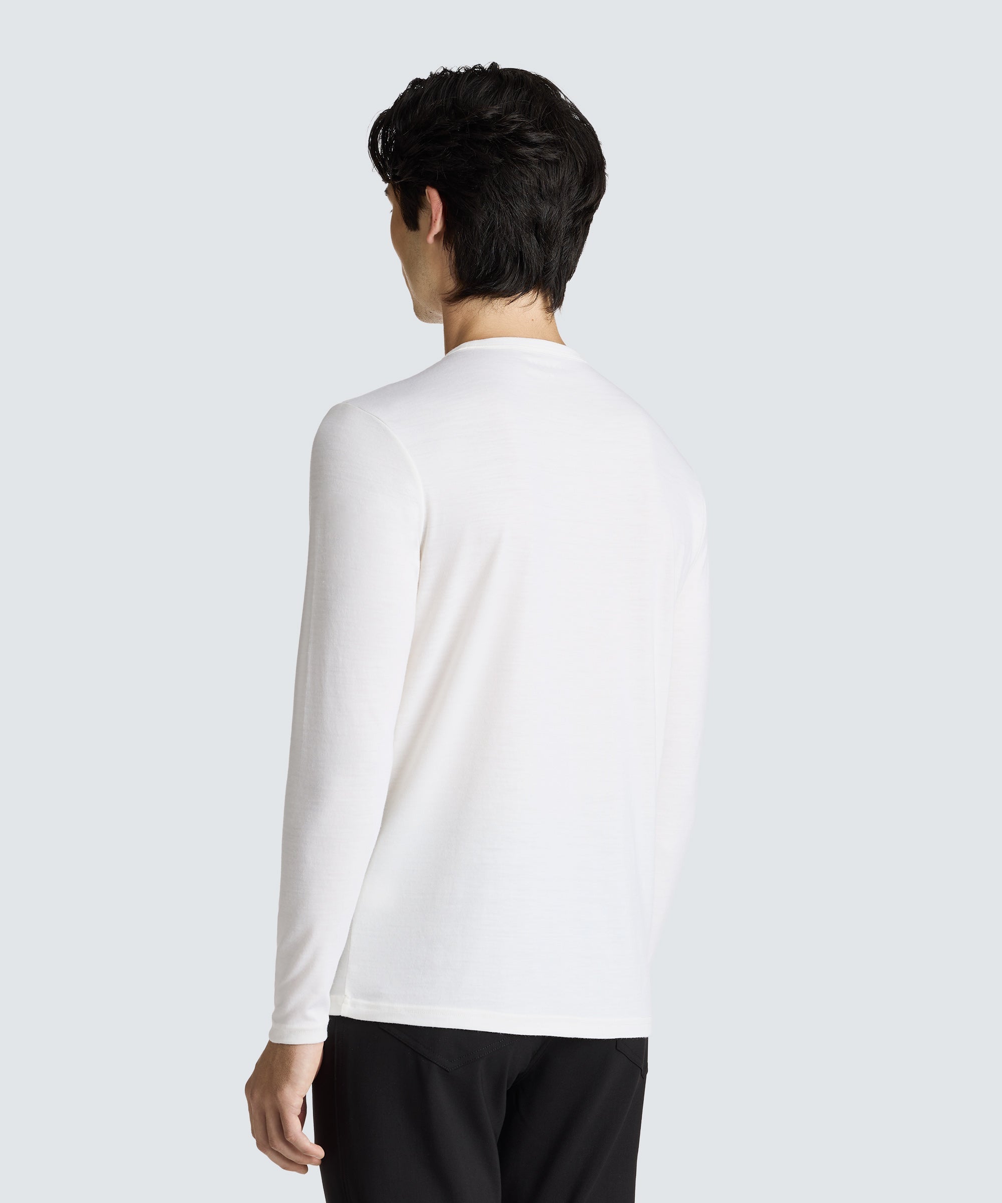 Men's Long Sleeve Merino Crew