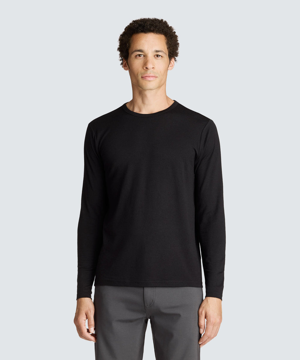 Men's Tall Long Sleeve Merino Crew