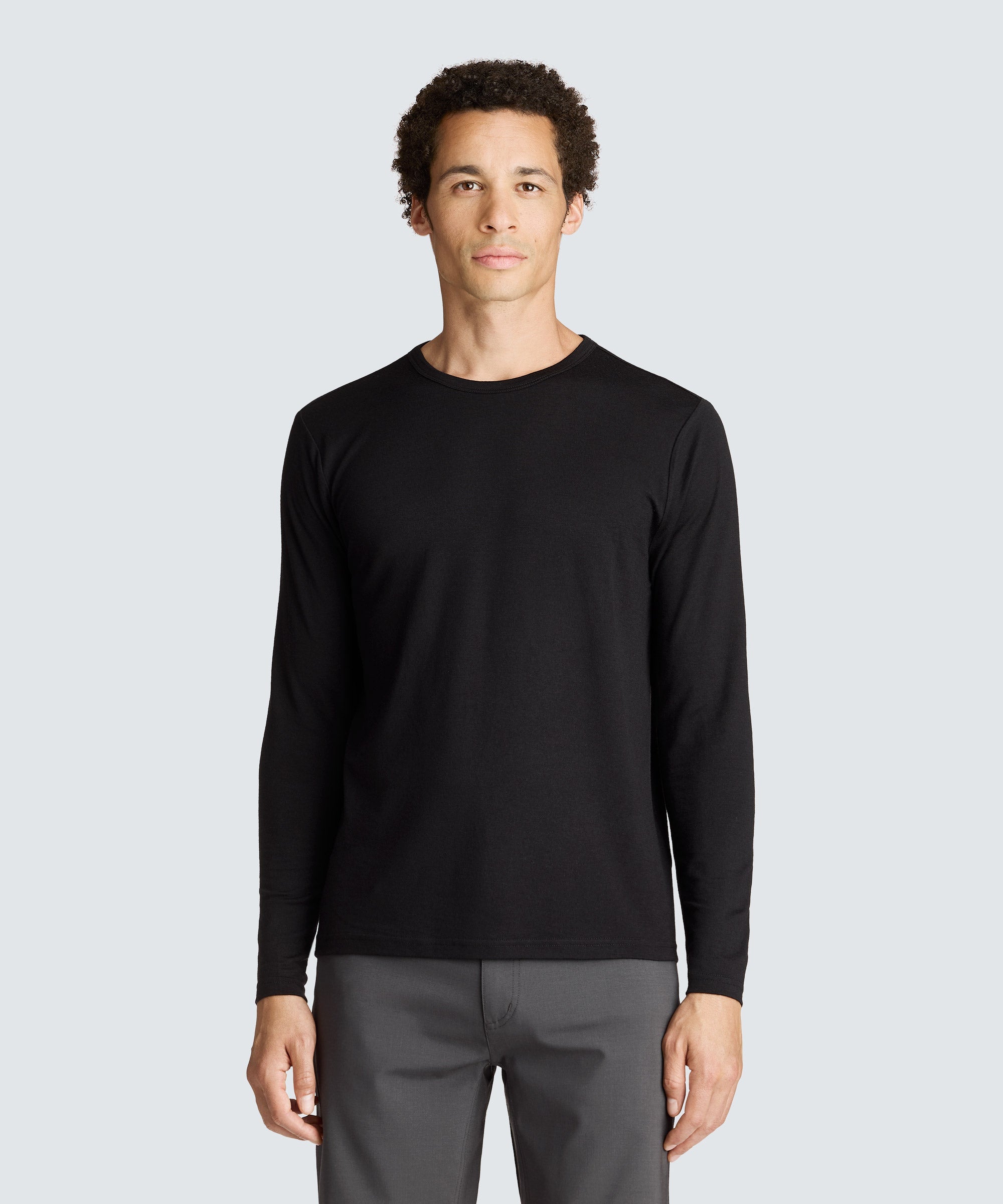 Men's Tall Long Sleeve Merino Crew
