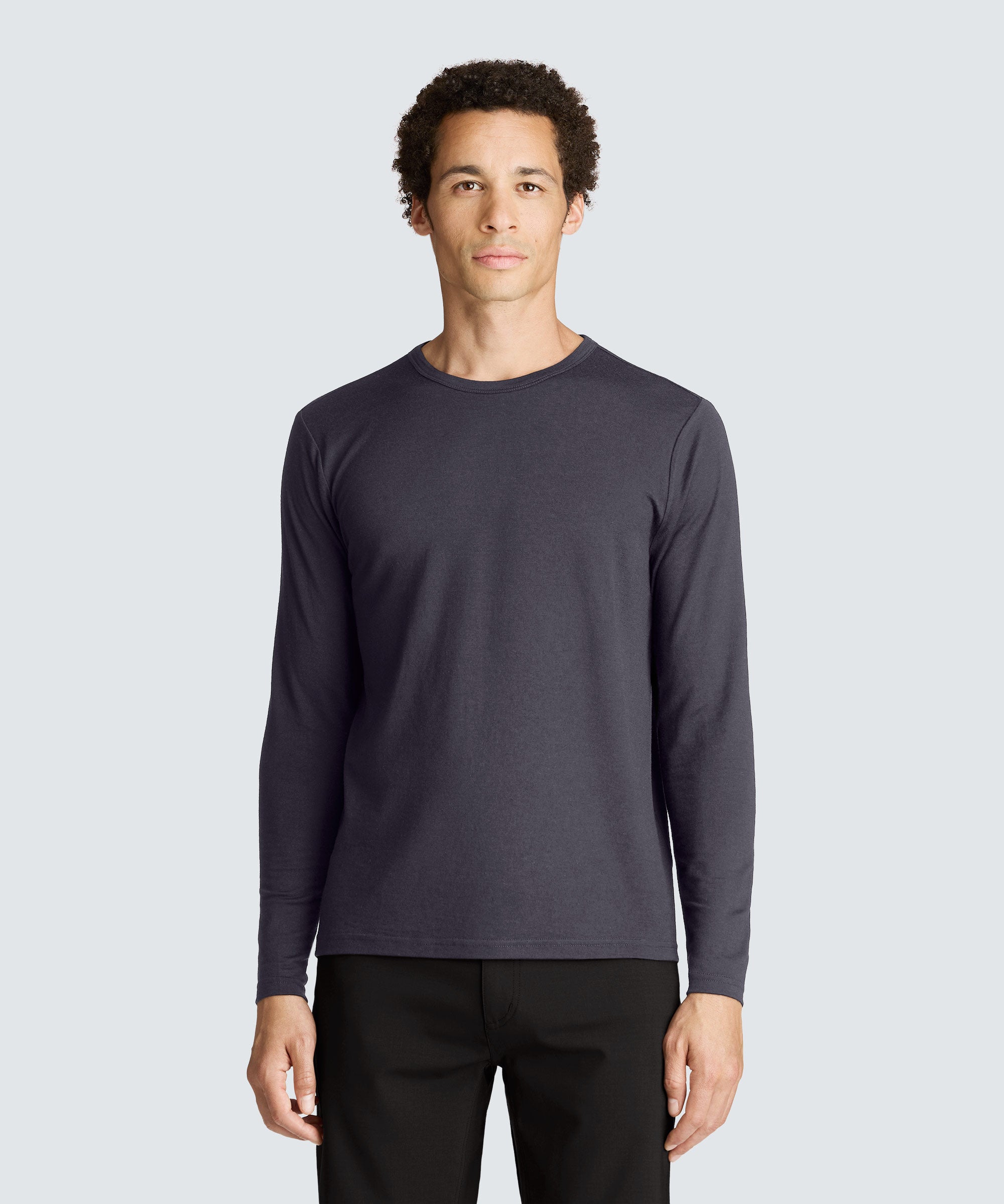 Men's Tall Long Sleeve Merino Crew