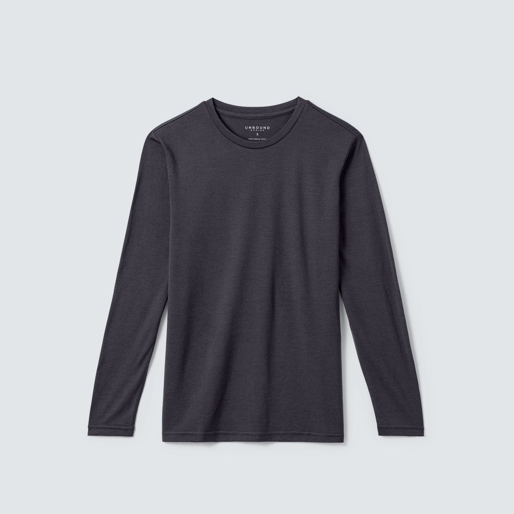 Men's Tall Long Sleeve Merino Crew