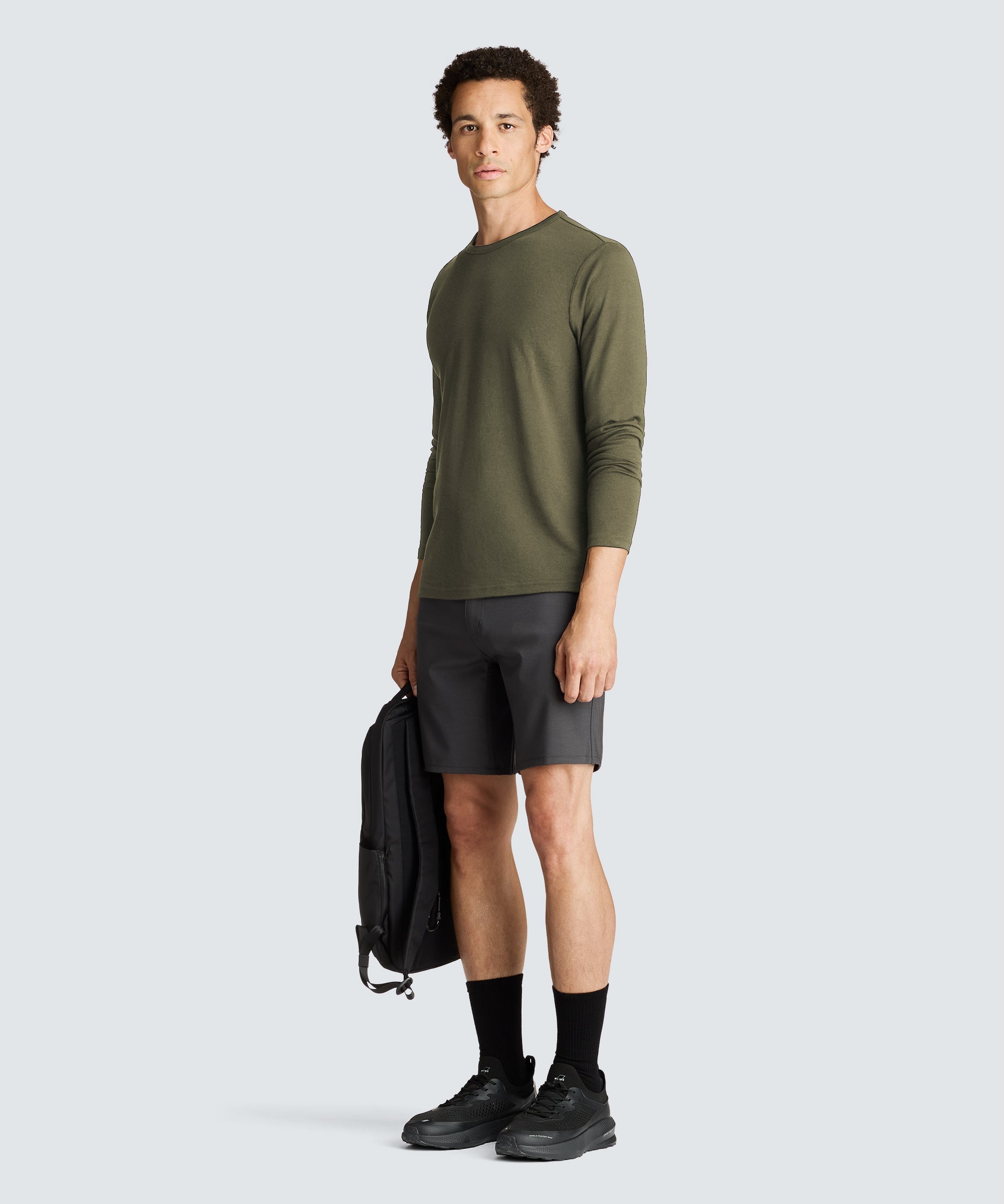 Men's Long Sleeve Merino Crew