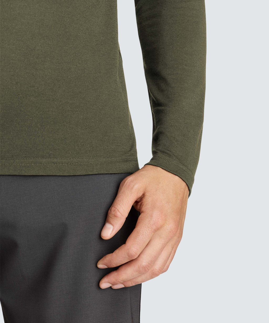 Men's Long Sleeve Merino Crew