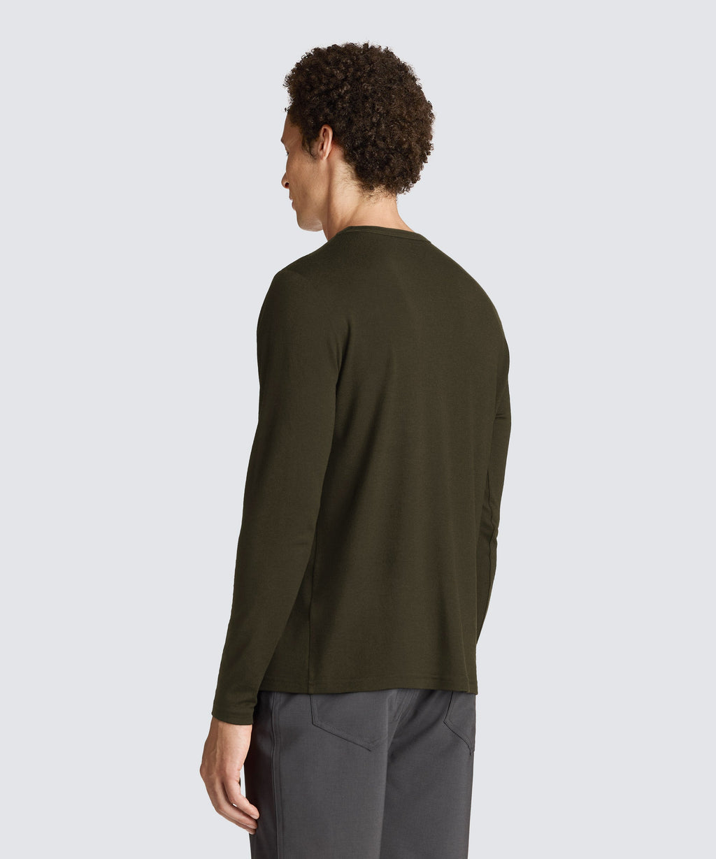 Men's Long Sleeve Merino Crew