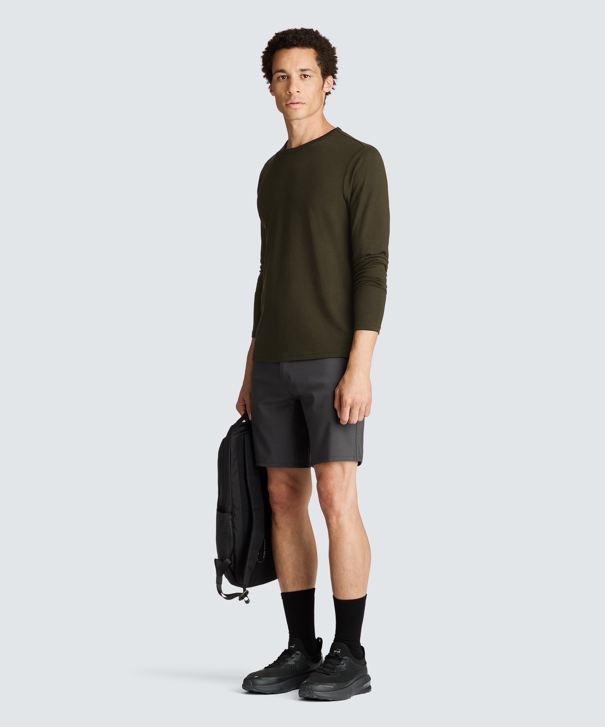 Men's Long Sleeve Merino Crew