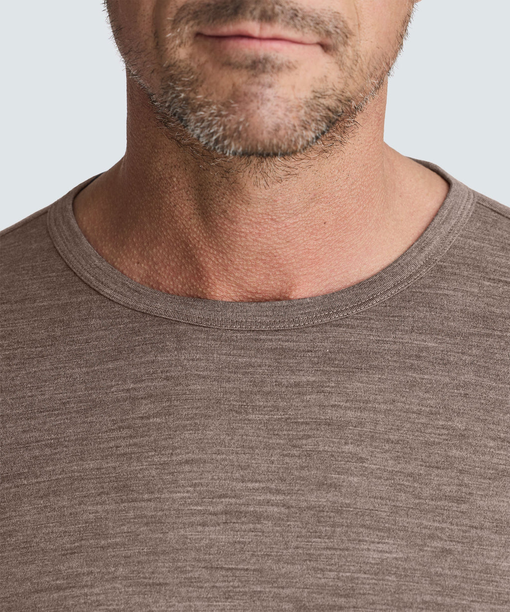Men's Long Sleeve Merino Crew
