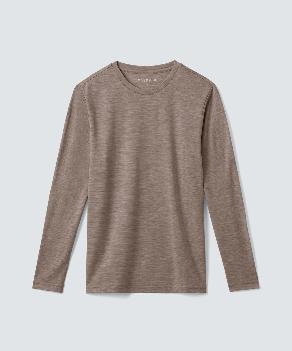 Men's Long Sleeve Merino Crew