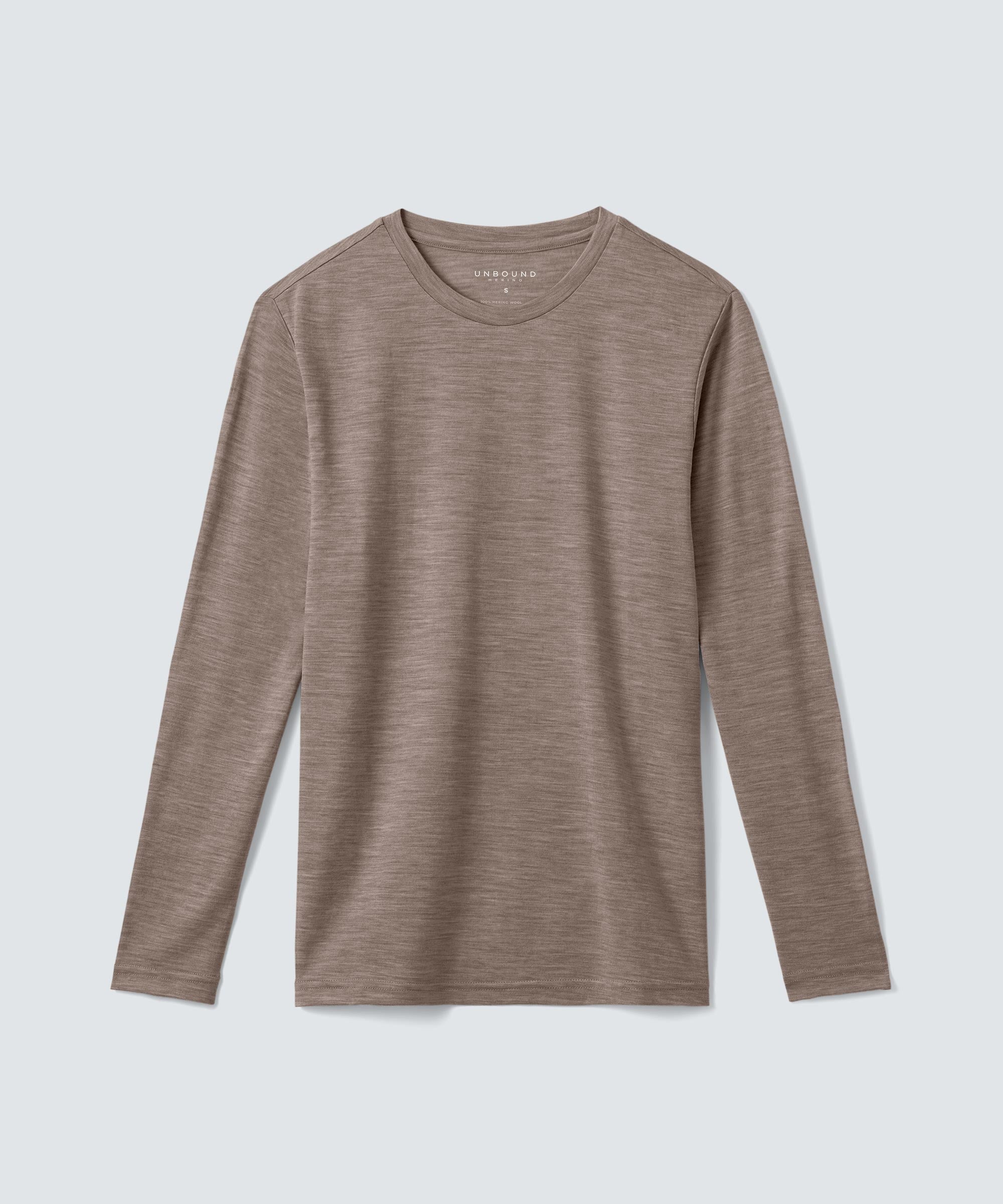 Men's Long Sleeve Merino Crew