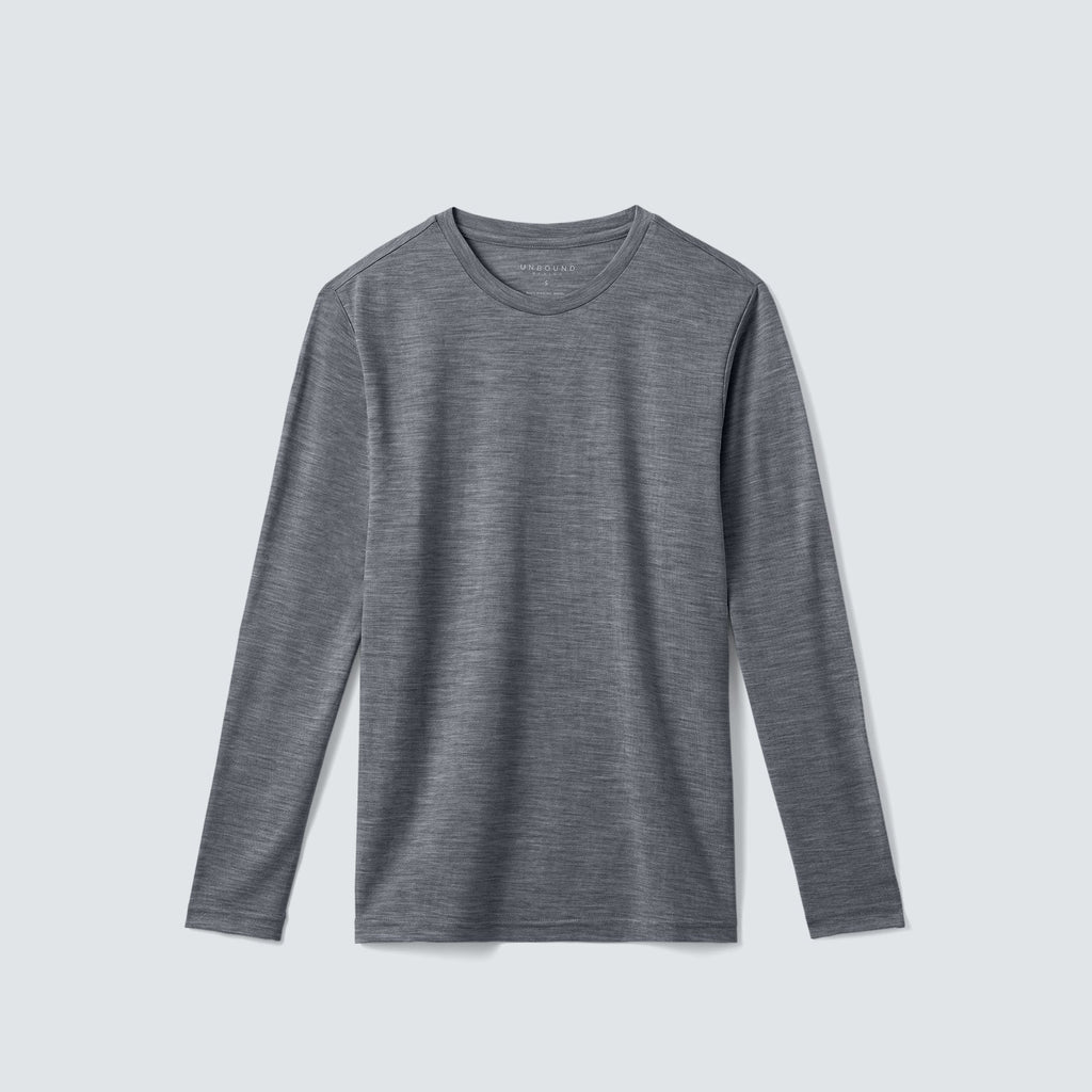 Men's Long Sleeve Merino Crew