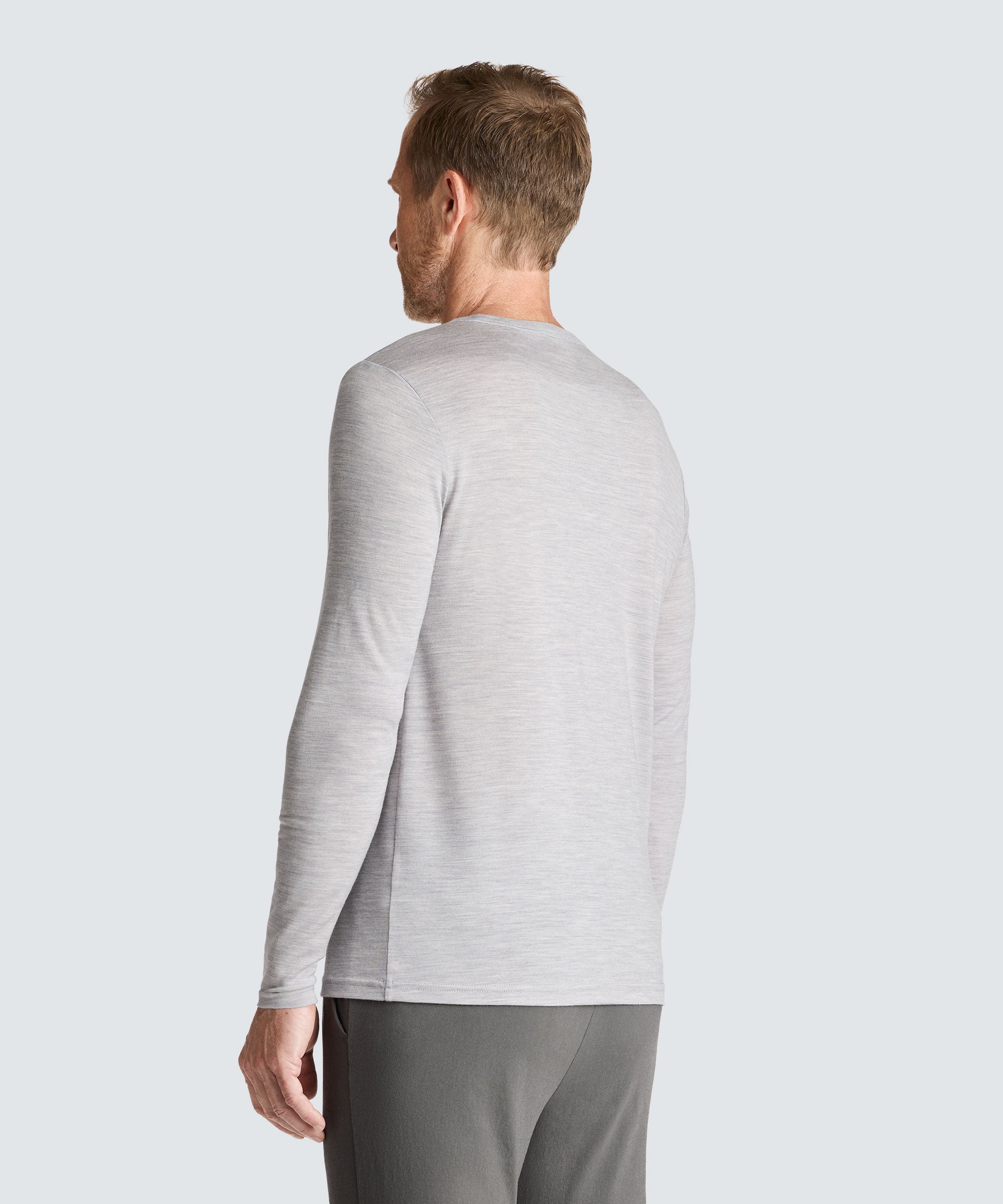 Men's Long Sleeve Merino Crew