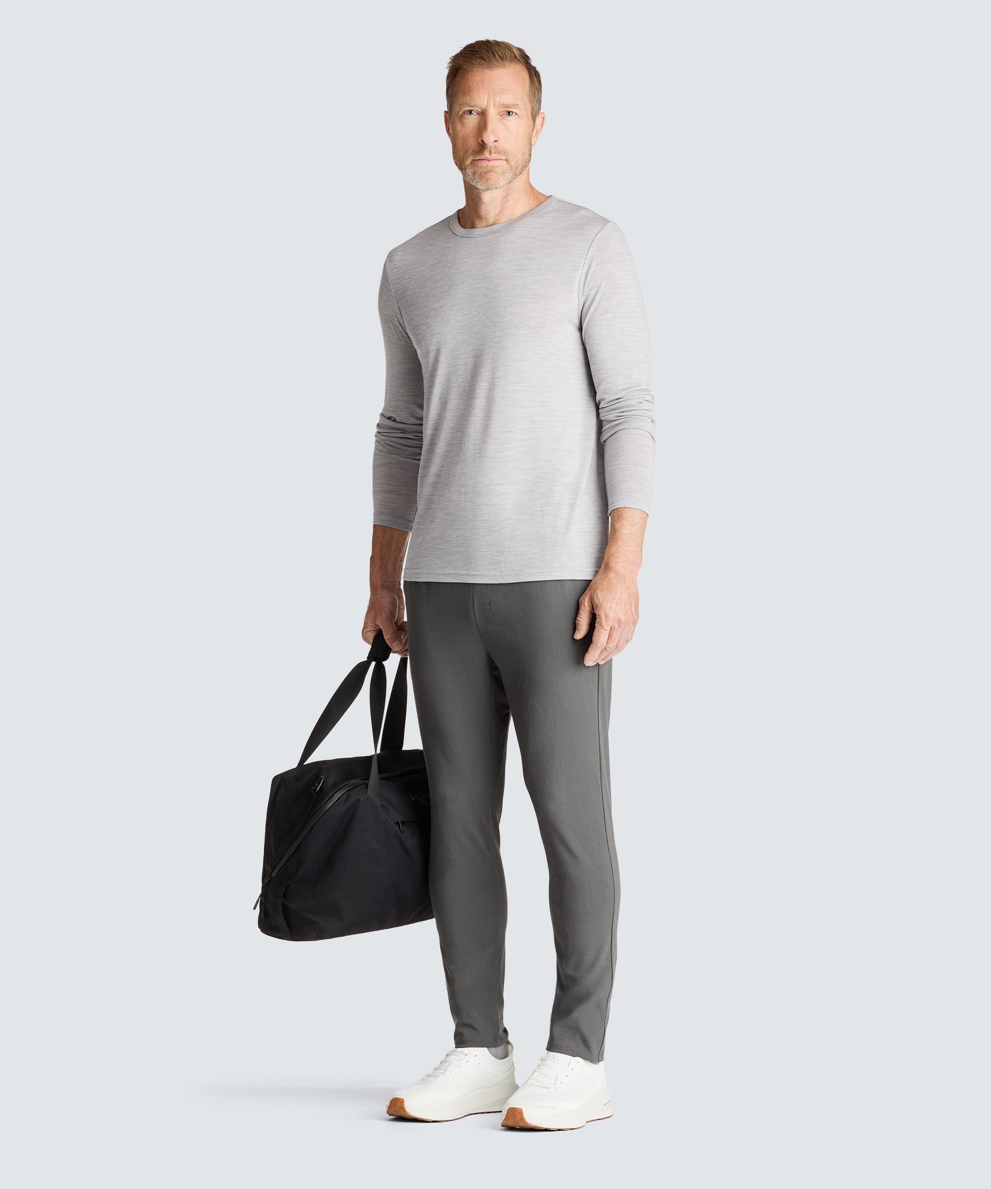 Men's Long Sleeve Merino Crew