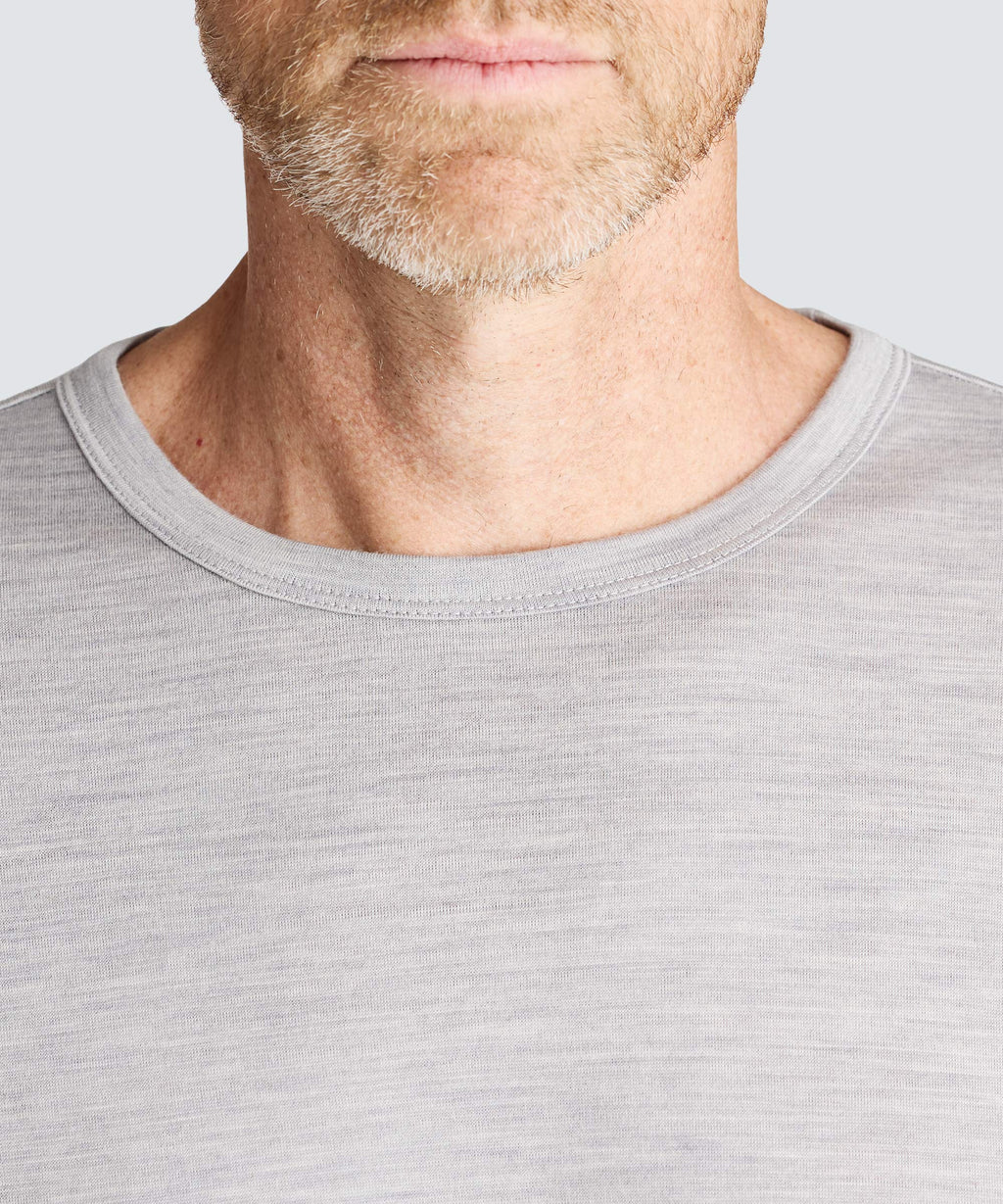 Men's Tall Long Sleeve Merino Crew