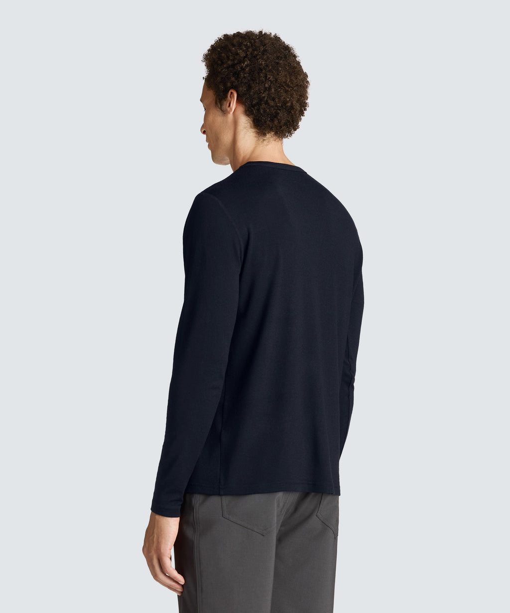 Men's Tall Long Sleeve Merino Crew