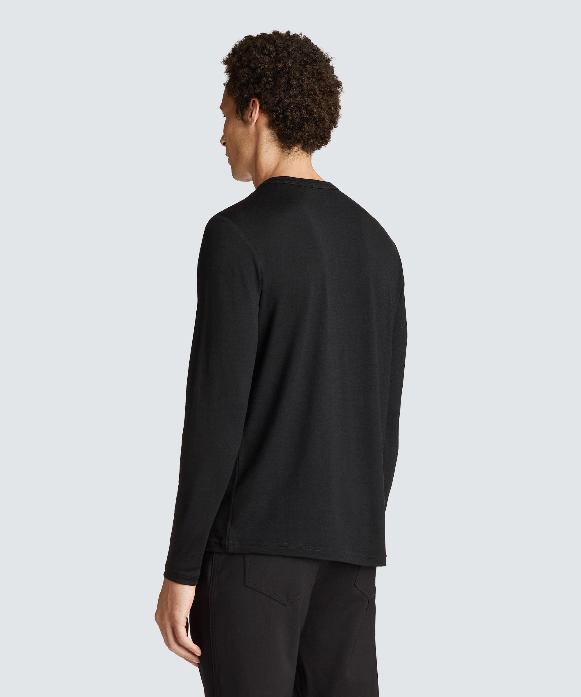 Men's Long Sleeve Merino Henley