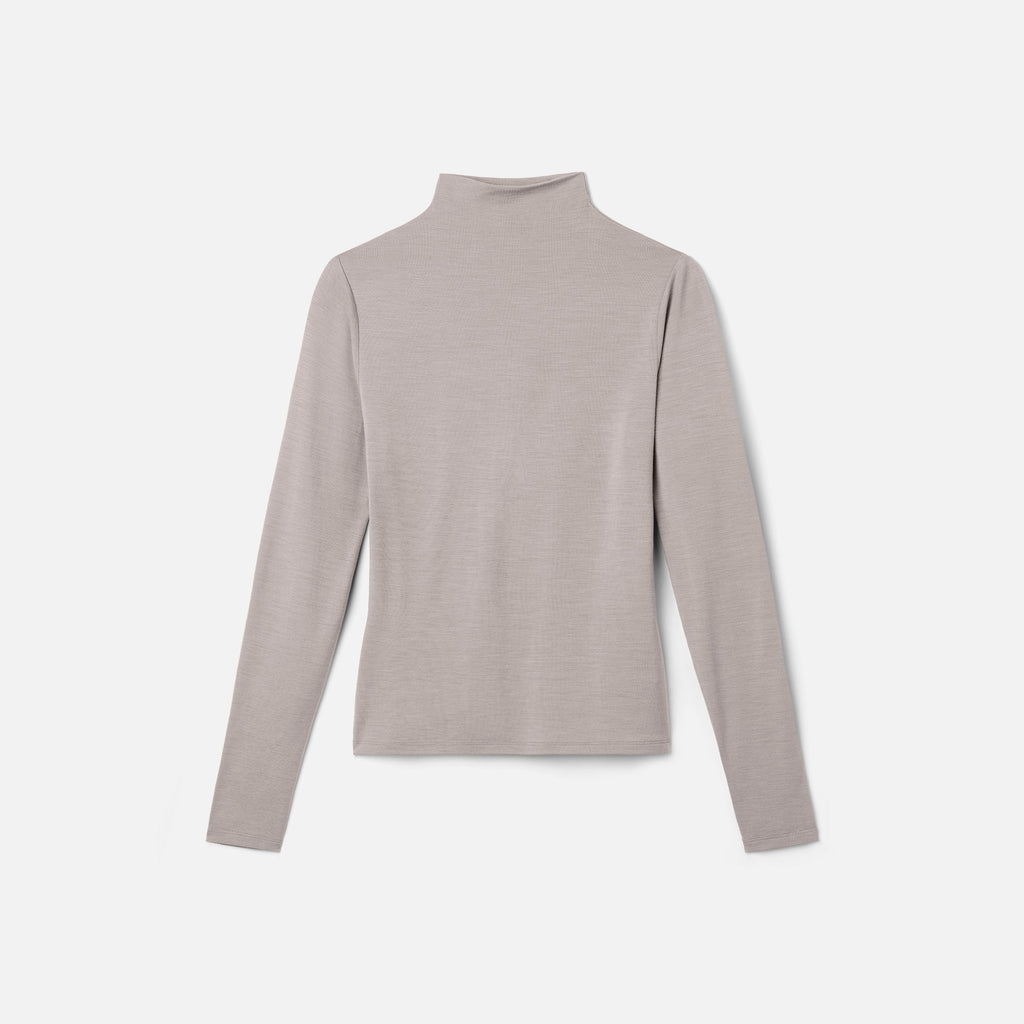 Women's Merino Mock Neck Top