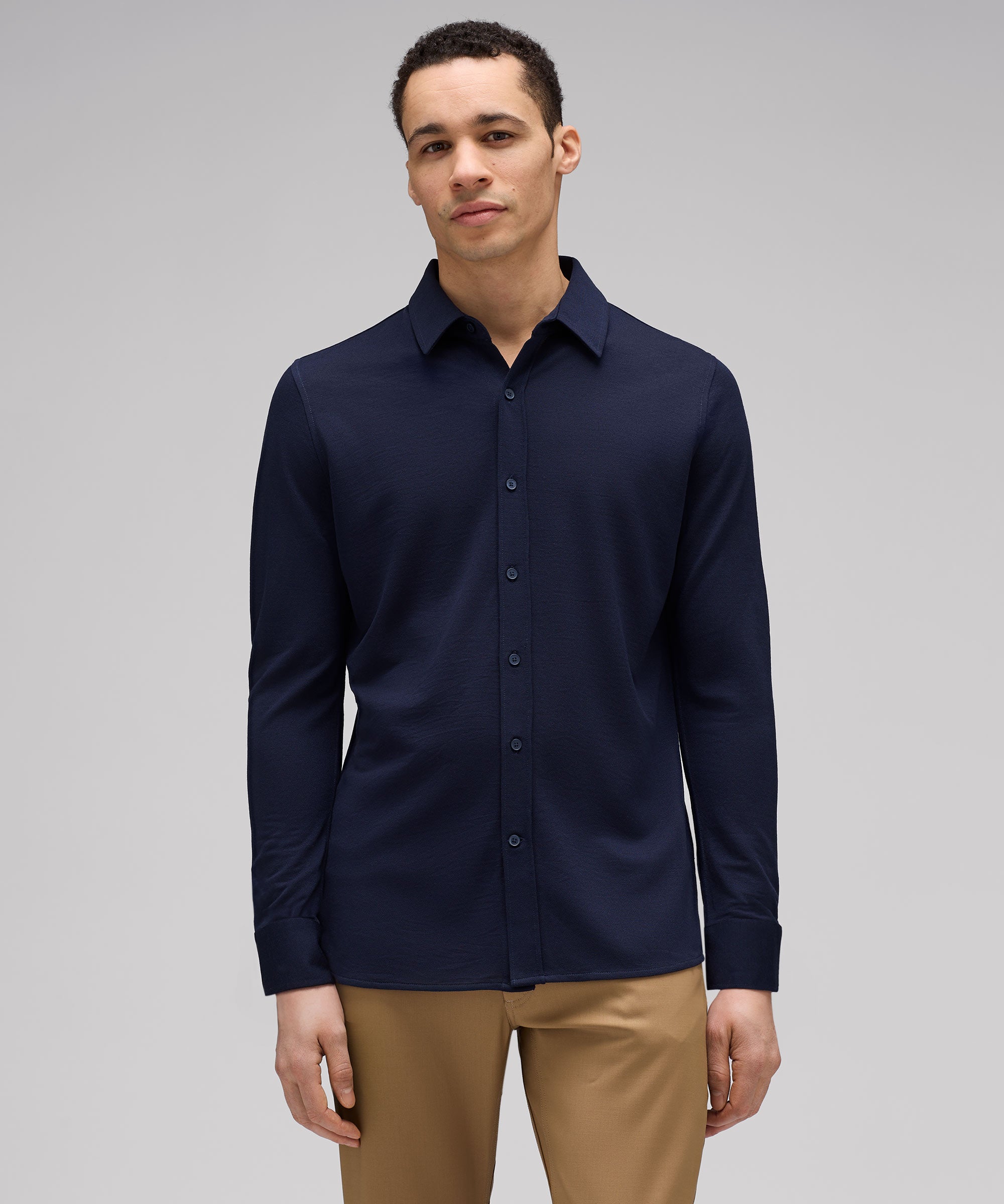 Men's Merino Button-Up