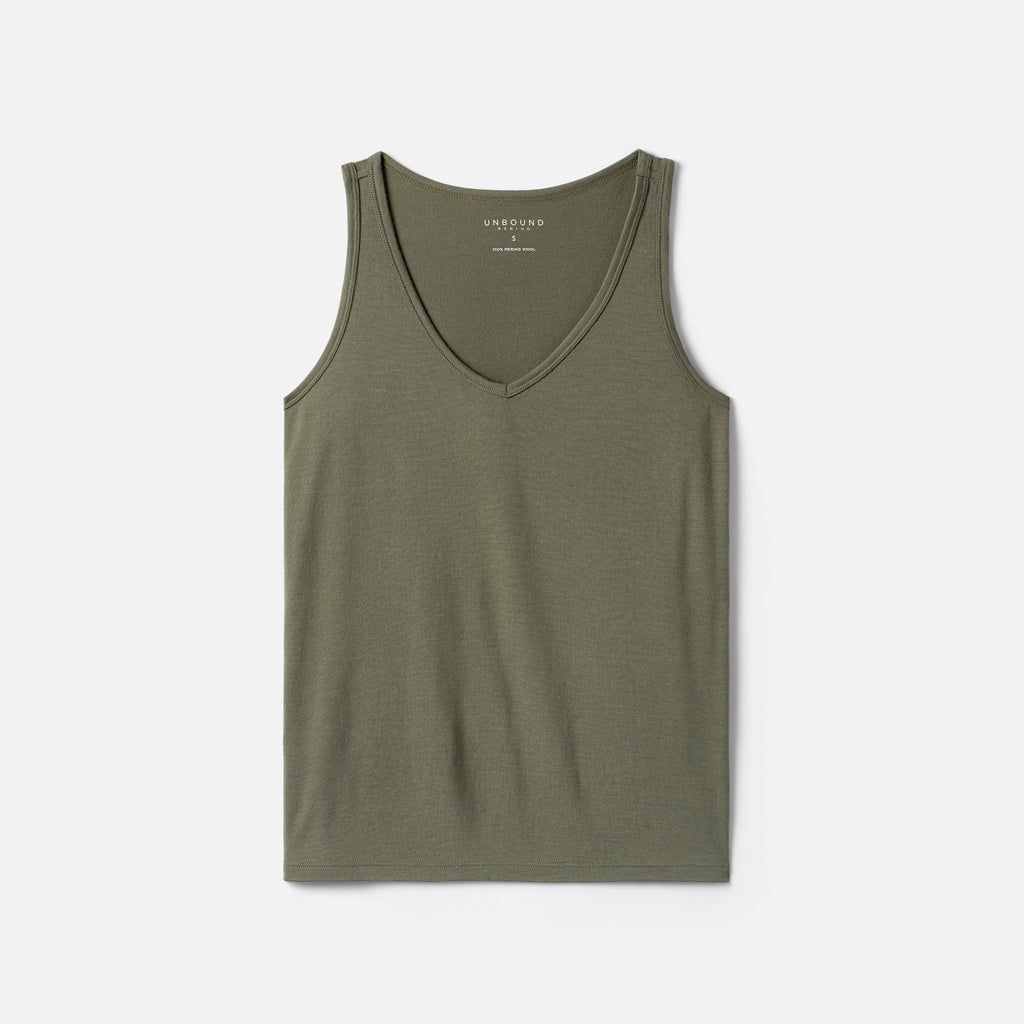 Women's Relaxed Merino V-Neck Tank