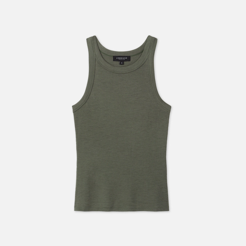 Women's Merino Rib Racer Tank