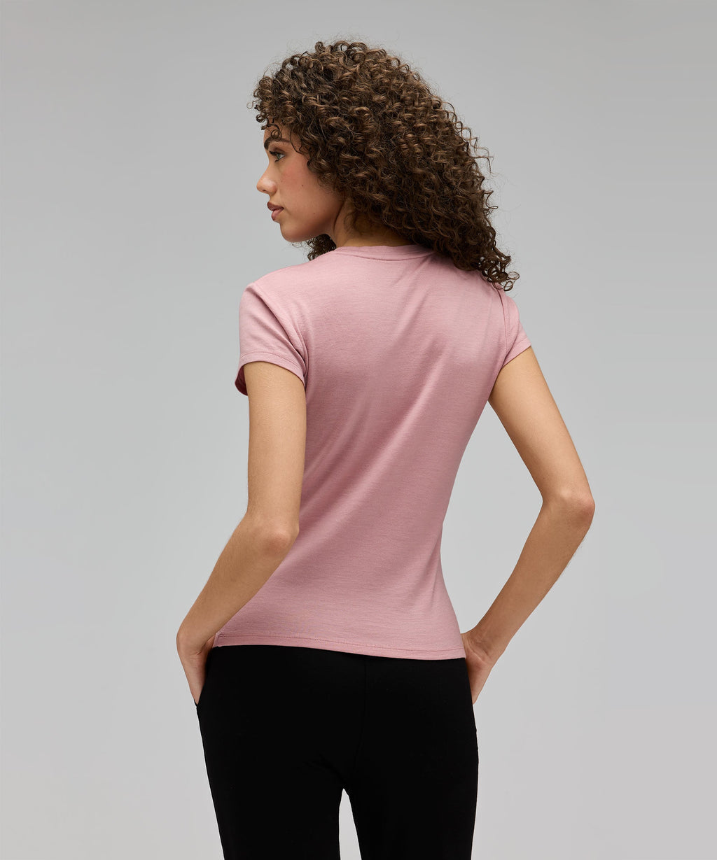 Women's Slim Merino Crew Neck T-Shirt