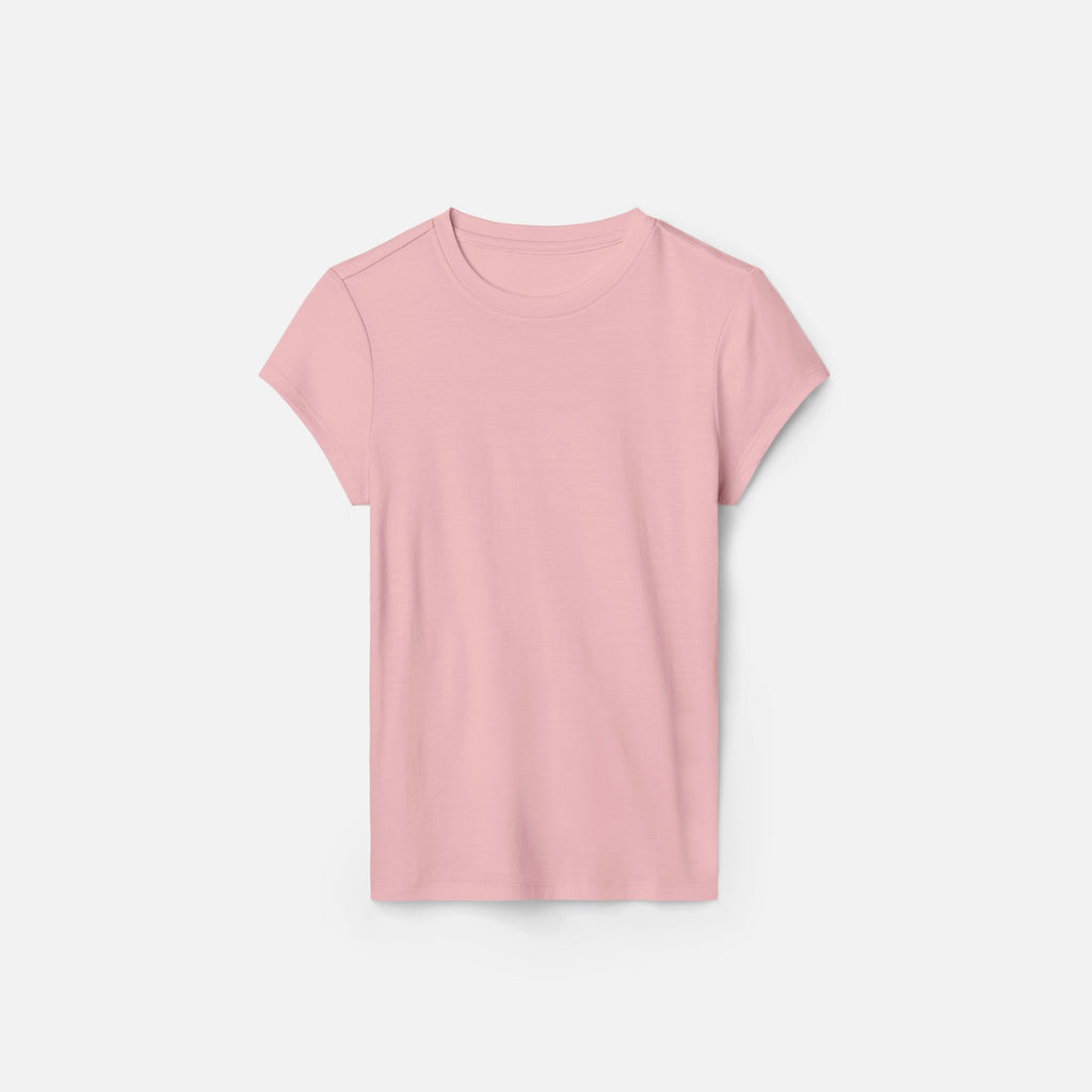 Women's Slim Merino Crew Neck T-Shirt