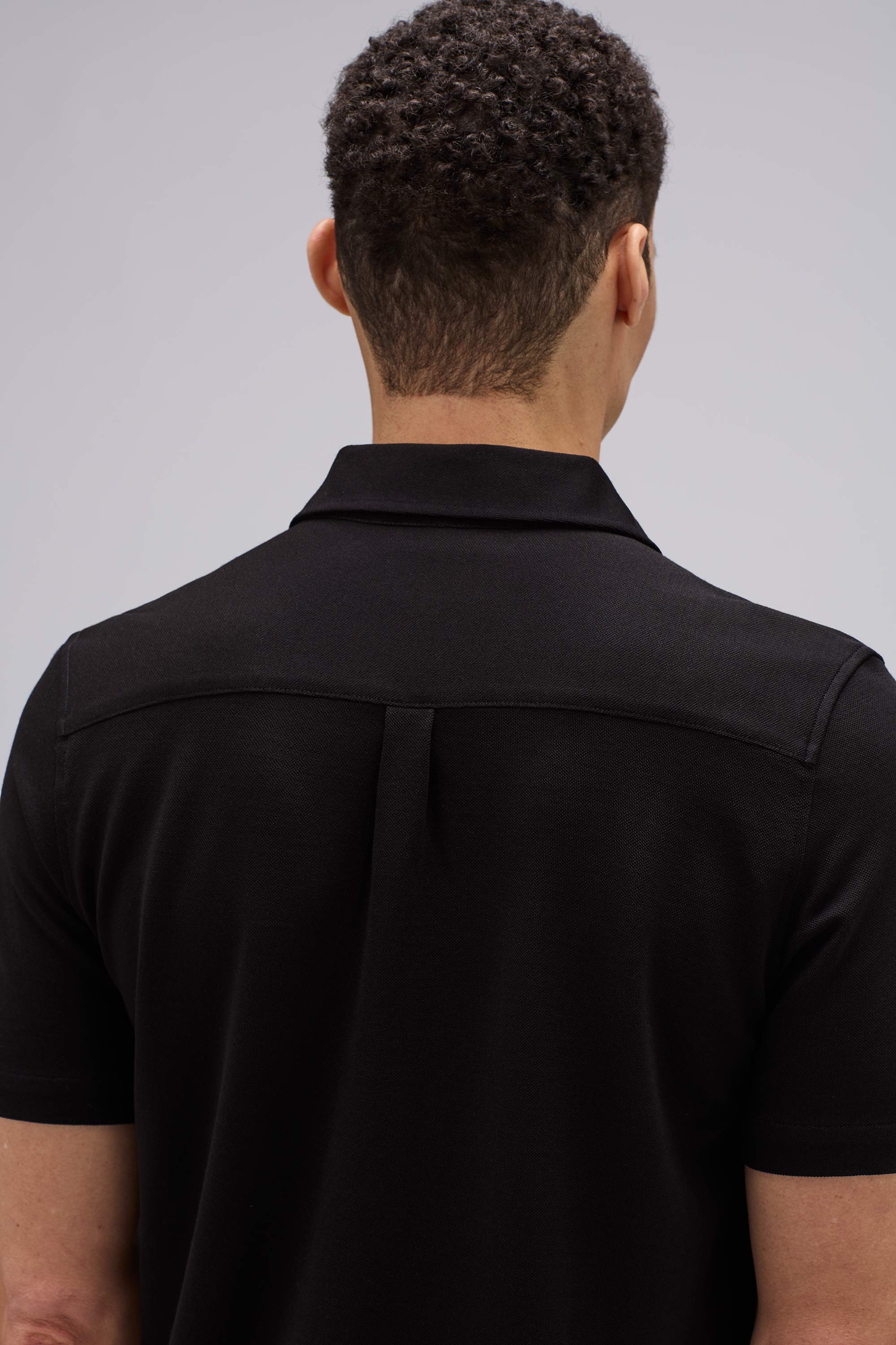 Men's Short Sleeve Merino Button-Up