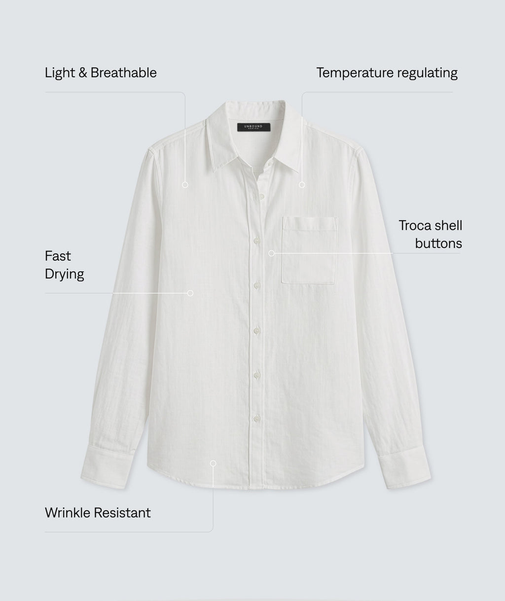 Women's Merino Linen Shirt