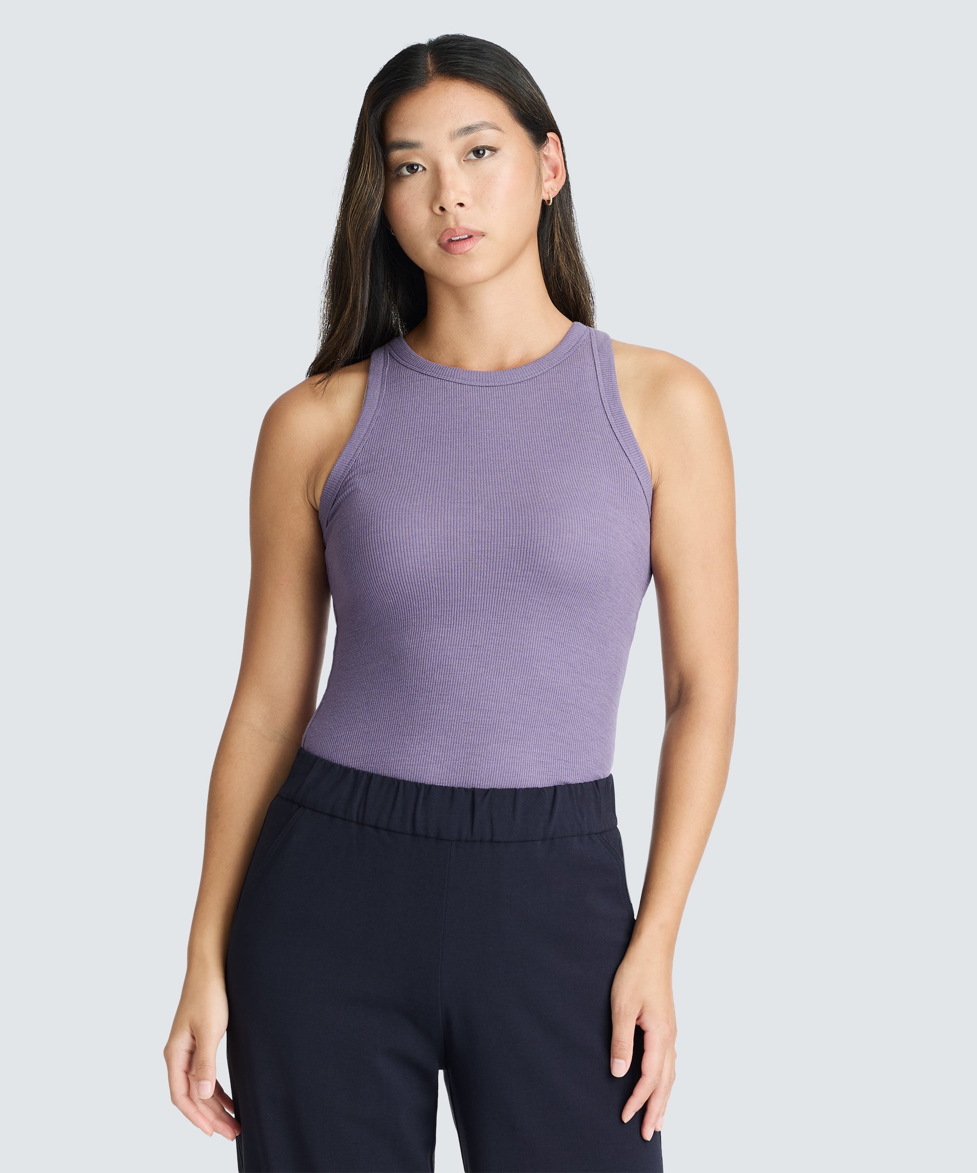 Women's Merino Rib Racer Tank