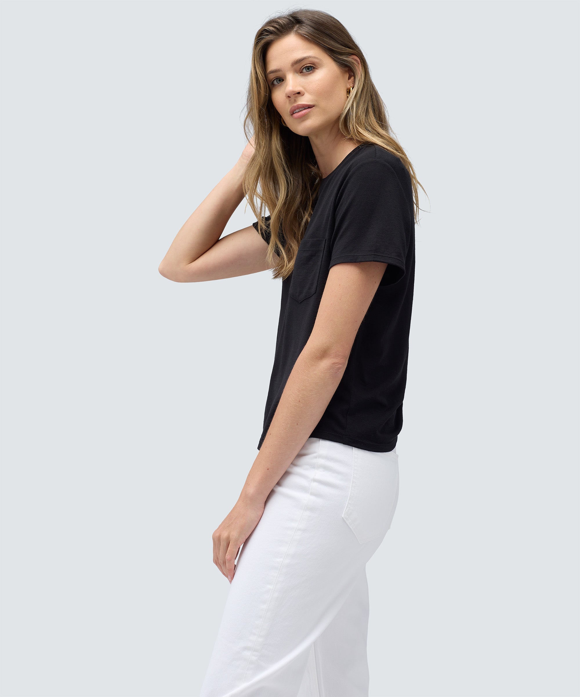 Women's Merino Boxy Pocket Tee