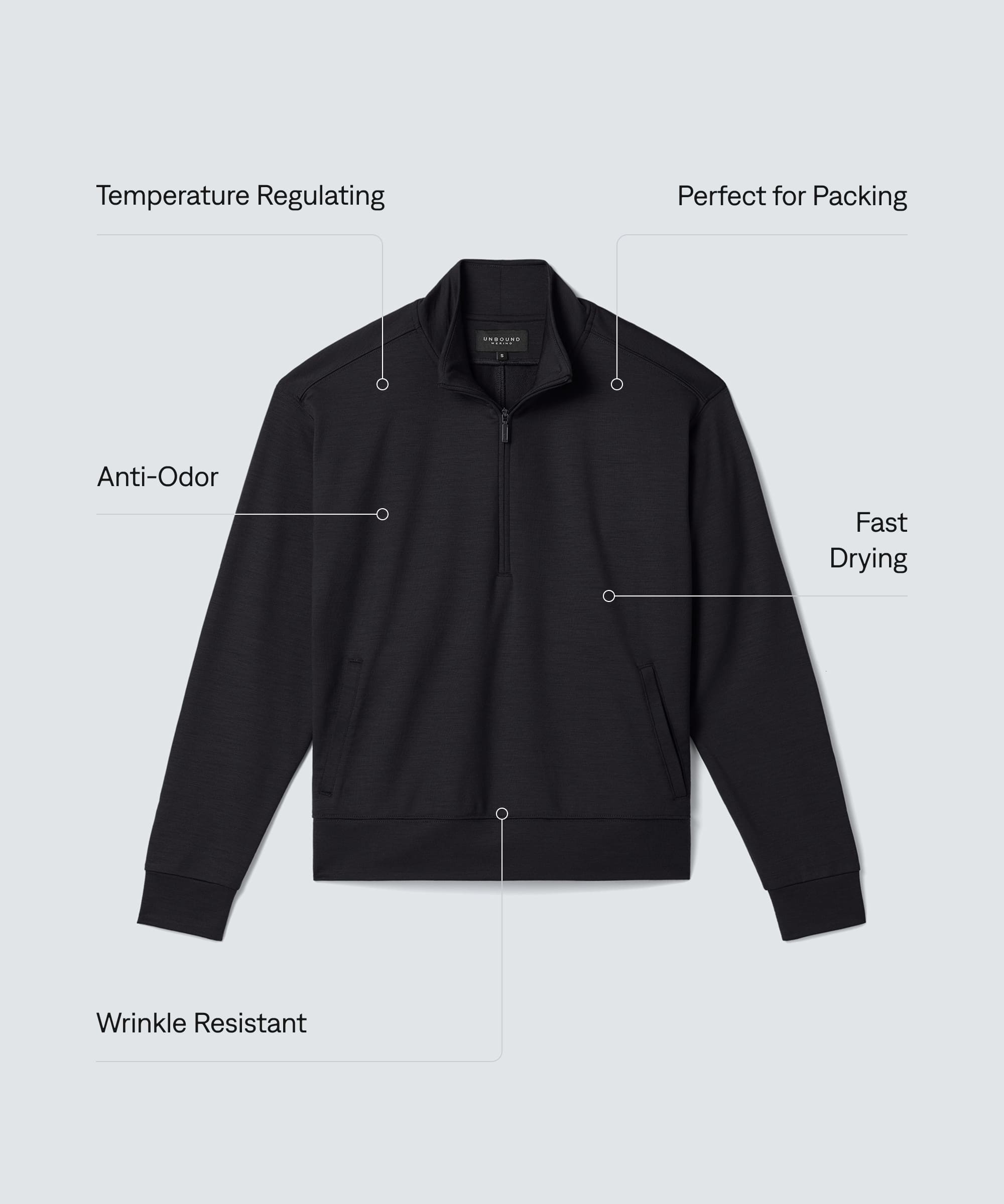 Women's Merino Transit Quarter Zip